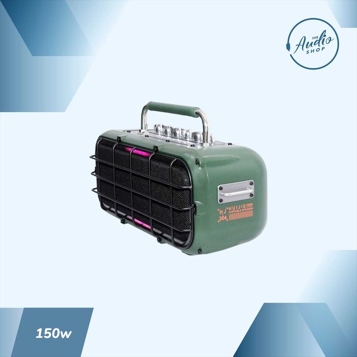 Портативная колонка SC1-204 с микрофонами в комплекте