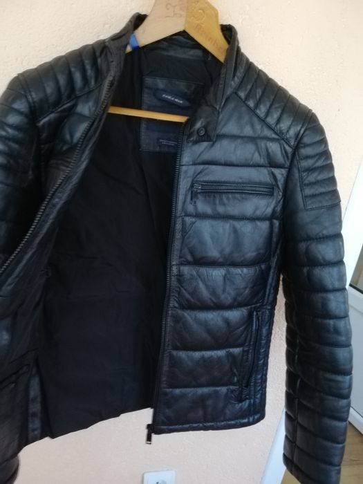 Geaca piele bărbati Zara Man M