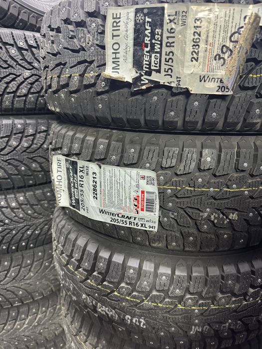 Шины новые Корея шипы зима 205/55 R16 покрышки резина колеса донгелек
