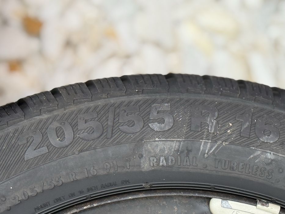 Jante Tabla Renault 5x114.3  R16 + Cauciucuri Iarna 205/55/R16