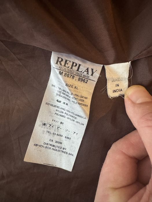 Replay  Original Leather Jackets естествена кожа яке