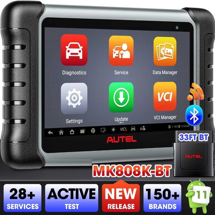 Tester auto original multimarca Autel MK808 BT PRO Android Lb Romana
