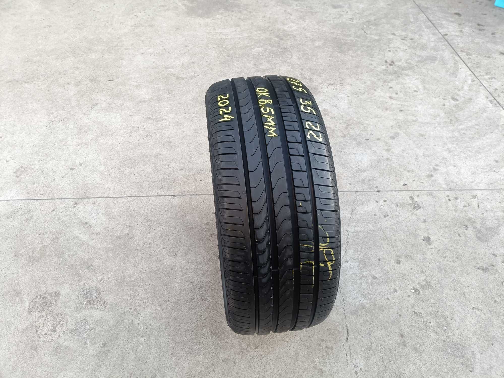 O anvelopa vara 275 35 22 pirelli scorpion verde profil 8,5 mm 2024