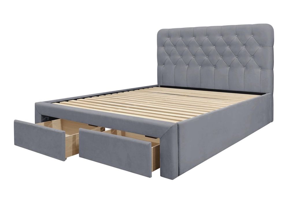 Тапицирано легло Marisol Сиво