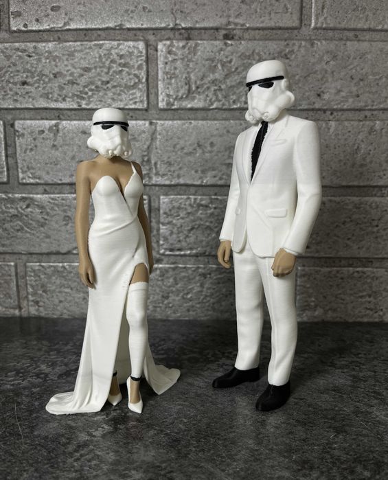 Set 2 figurine Star Wars - Wedding Troopers