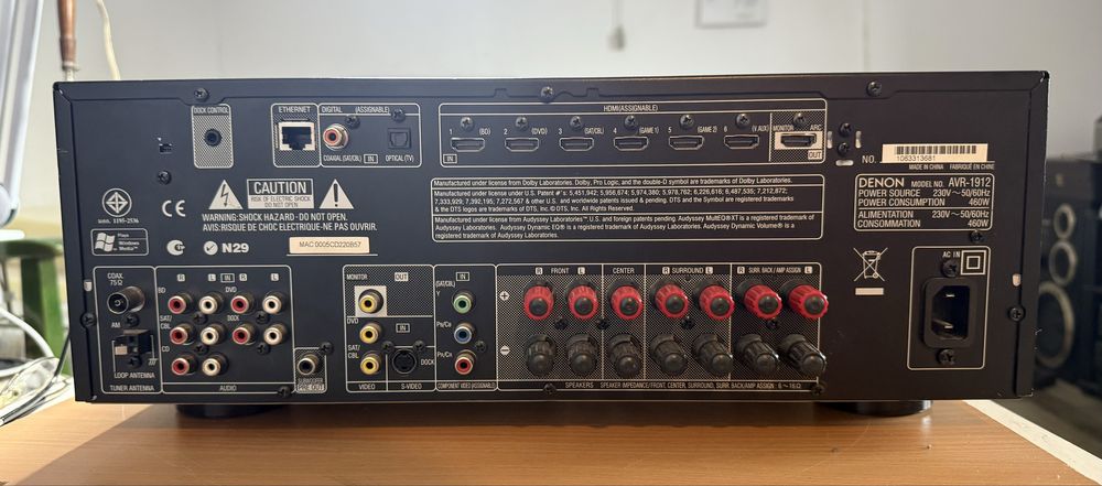Denon AVR 1912 receiver, amplificator ,USB network