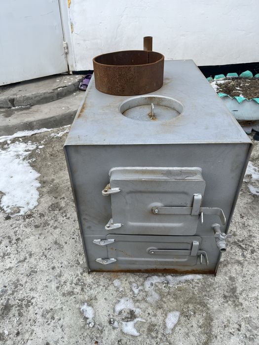 Печь железная , новая