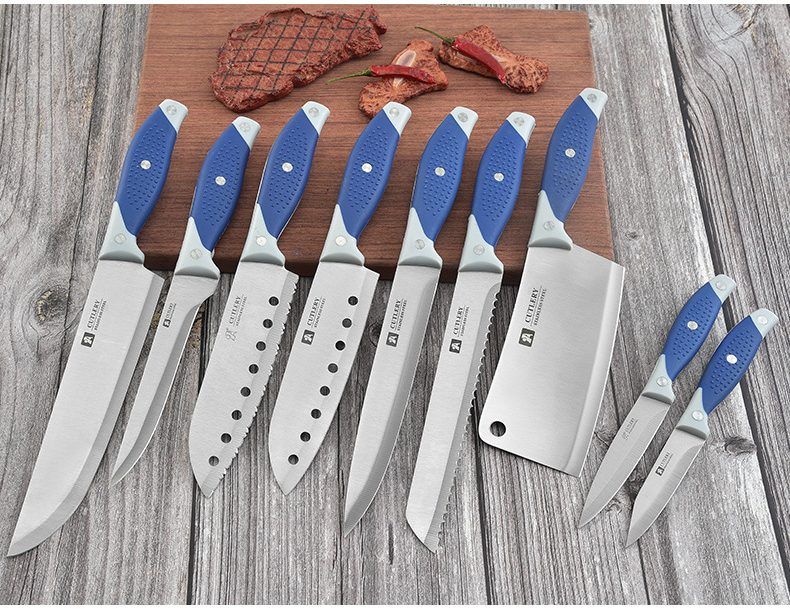 Комплект висококачествени кухненски ножове 3бр CUTLERY