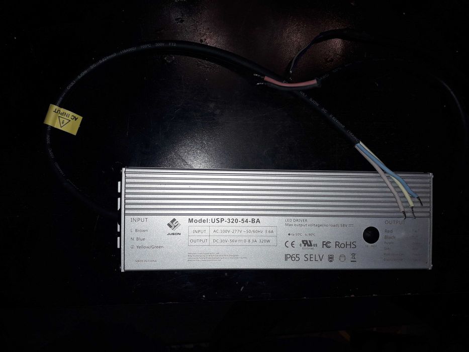 лед драйвер за осветление Led driver  model USP-320-54-BA  IP 65