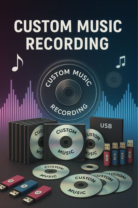 Персонализирано записване на музика – CD & USB флашки
