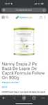 Lapte praf de capra nannycare numarul 2