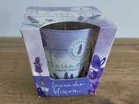 Lumânare parfumată în pahar de sticlă, Lavender Blossom, 115g