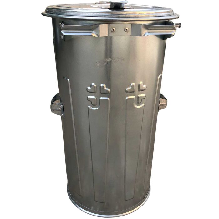 Метална кофа за смет тип ”Мева” - поцинкована, здрава и устойчива