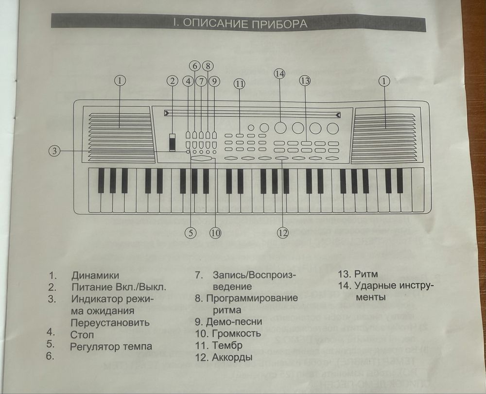 Синтезатор Cortland mk-922