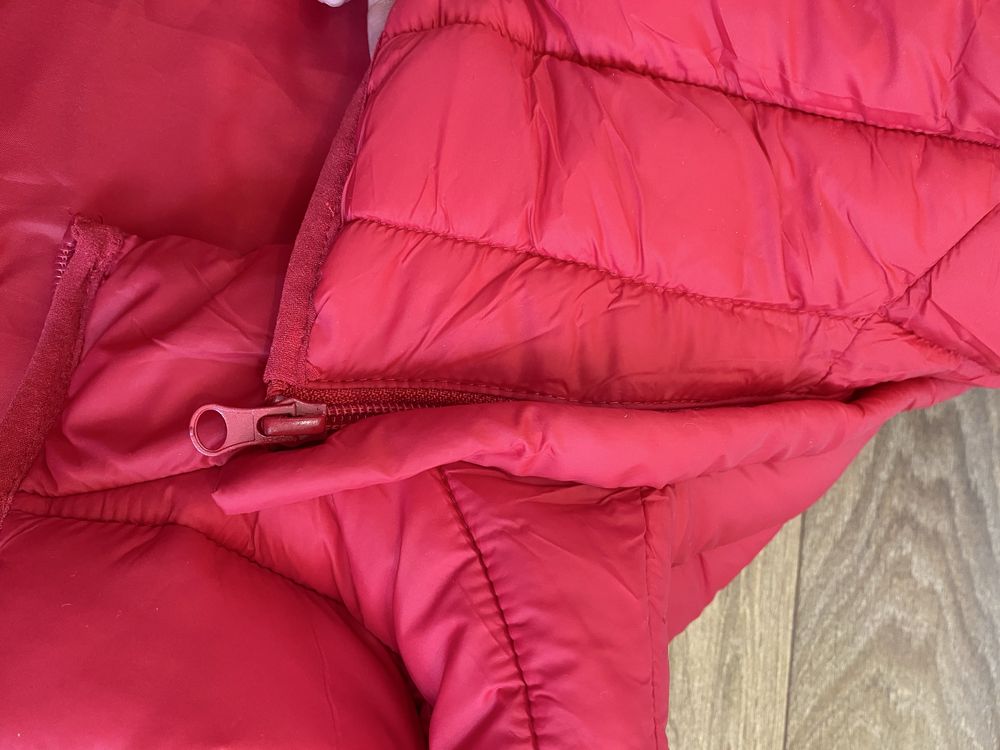 Дамско яке есенно-зимно червено Geographical Norway ATIKA HOOD