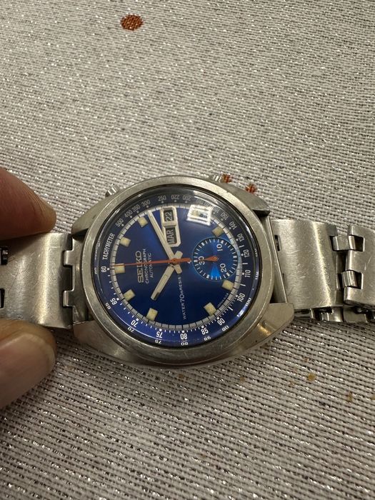 Seiko Chronograph Сейко мъжки часовник от 70те Брус лии