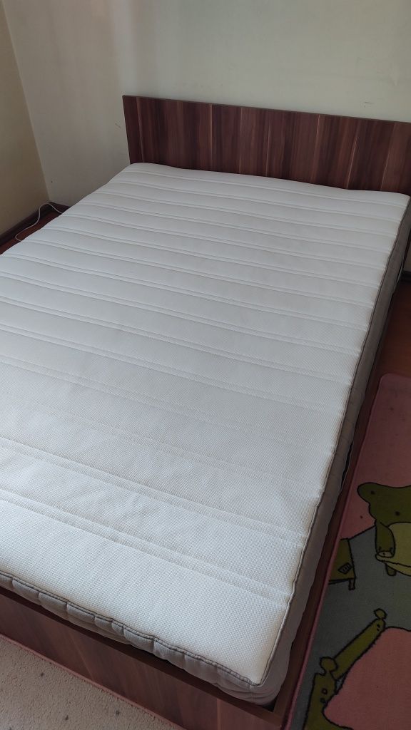 Pat Casa Rusu 140/200 cm cu saltea Ikea inclusa
