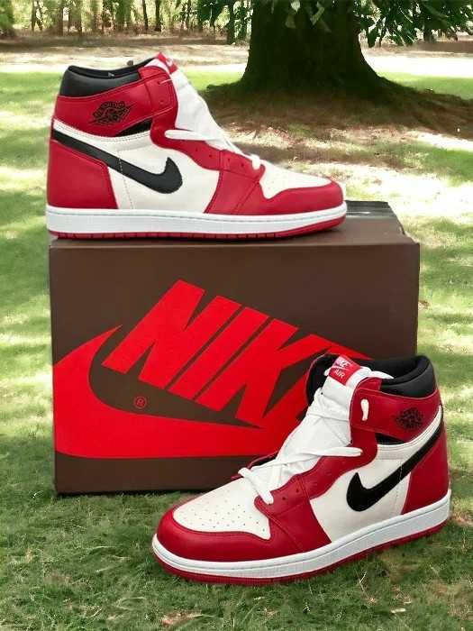 Nike Jordan 1 Chicago Red / Sneakersi Fete Baieti 2024