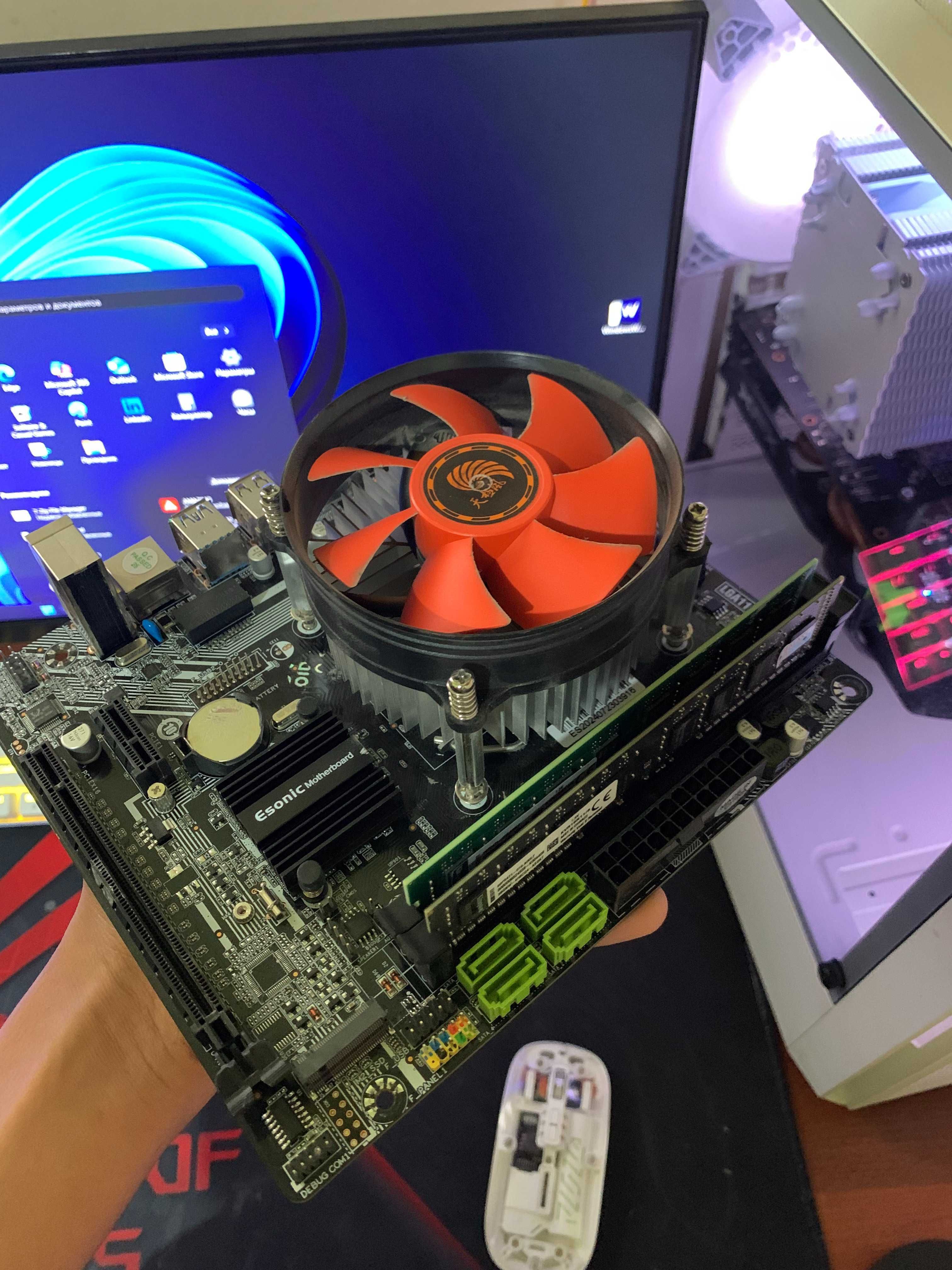 Продам комплект H61 m2 версия, I5 3470(xeon e3 1220v2) 16GB ozu, Кулер
