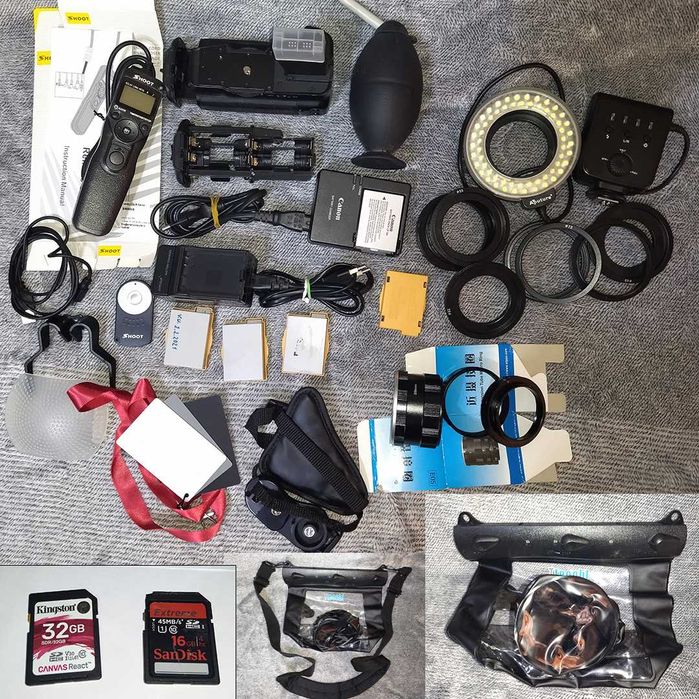 Vand camera foto DSLR Canon EOS 650 D cu accesorii