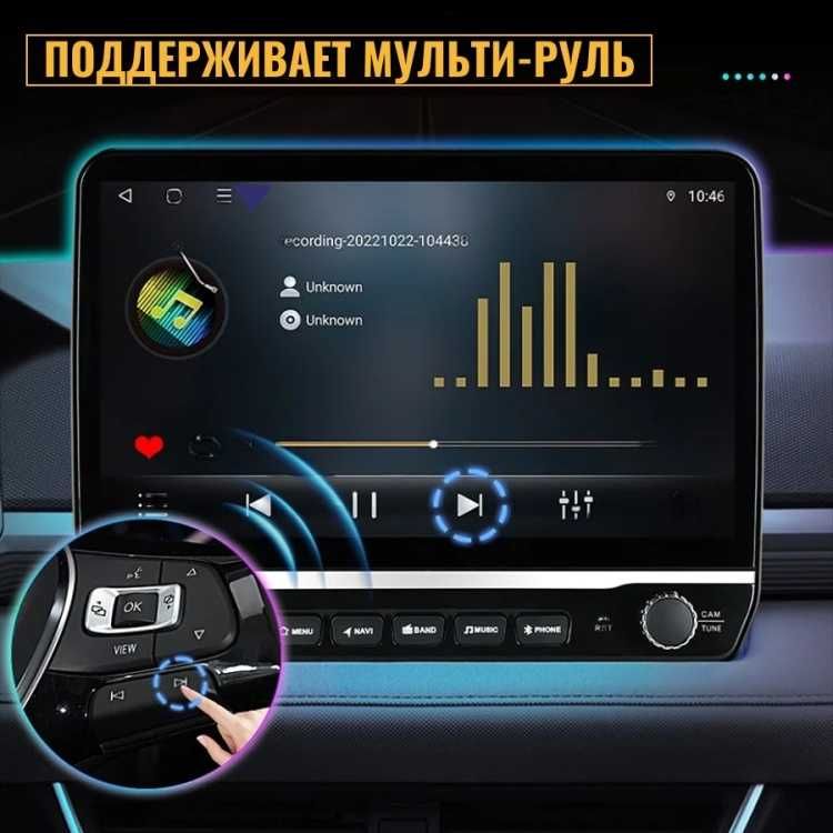 Андроид автомагнитола на базе андроид Toyots Sienna