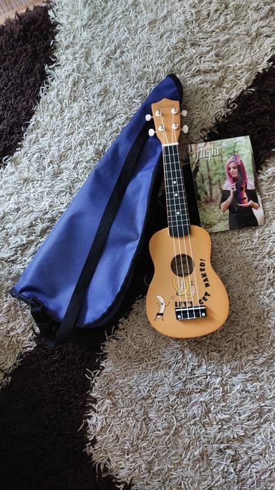 Укулеле-сопрано с чехлом на подарок!