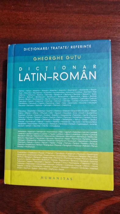 Dictionar latin-roman , editura Humanitas