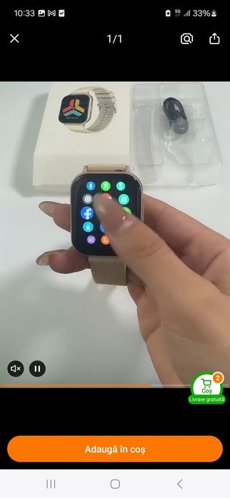 Smartwatch ' -Ceas deștept Are multe functii
