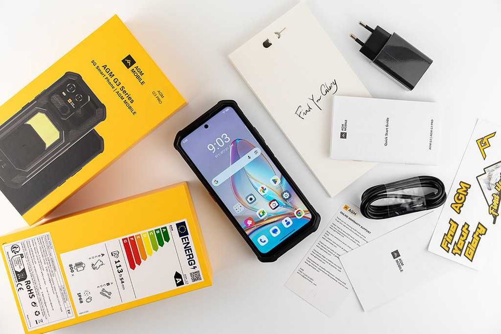 AGM G3 Pro 12+12GB/512GB, 10000mAh, 64MP SONY, термална камера, 116dB