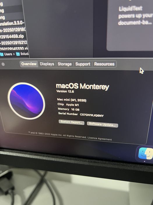 Mac Mini M1 16gb Ram 256gb SSD
