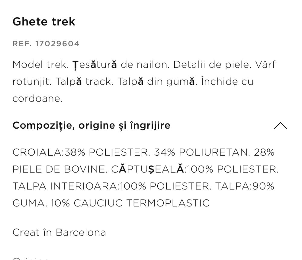 Ghete barbati Mango 43 ca noi