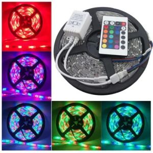 Banda LED SMD RGB , Lungime 5 Metri cu controller , telecomanda.