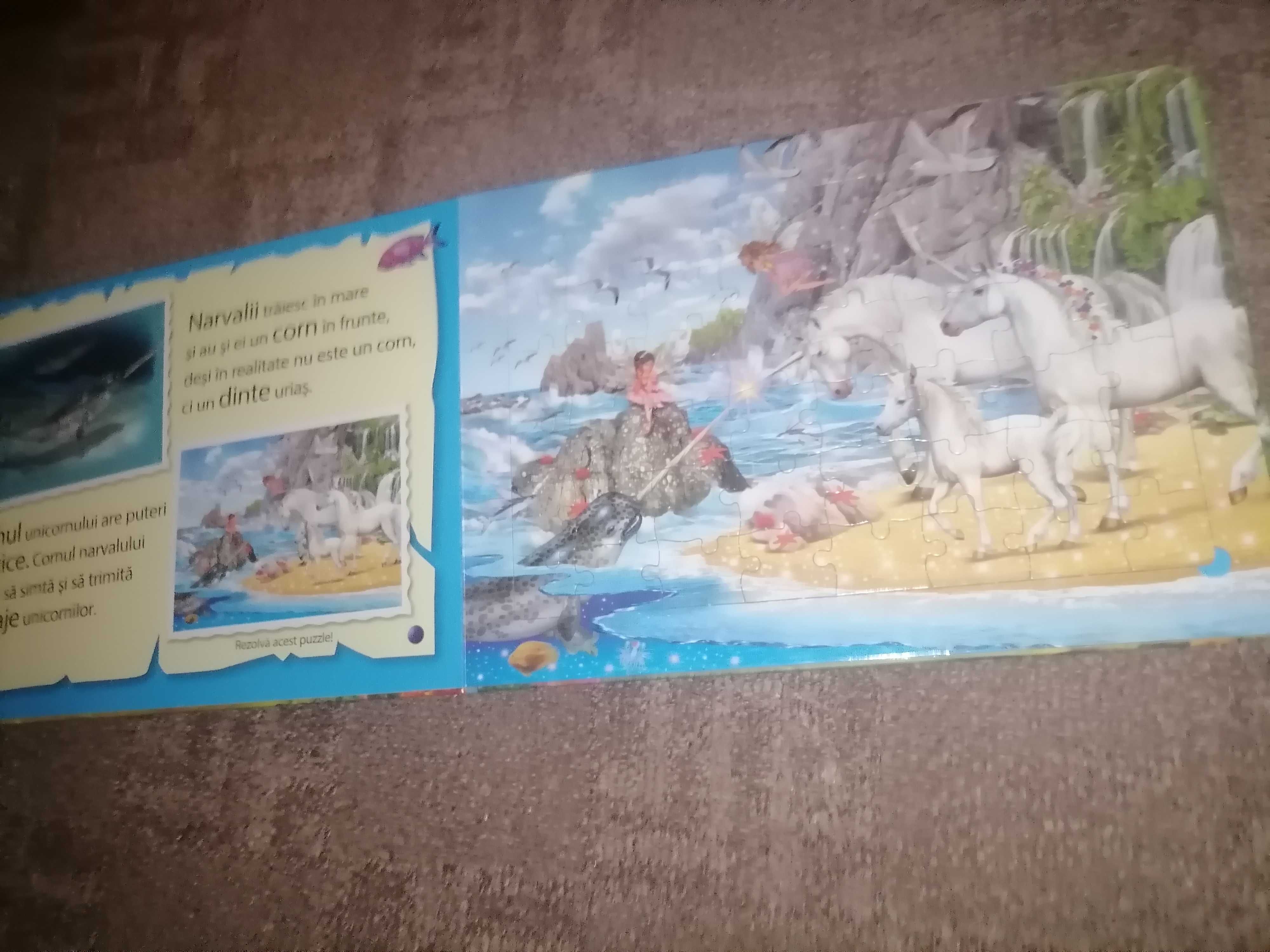 Carte puzzle unicorni