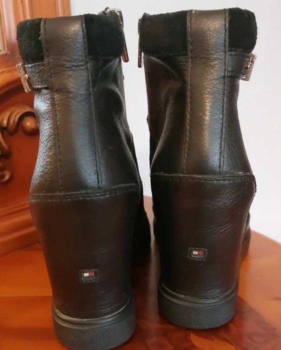 Ghete de piele Tommy Hilfiger