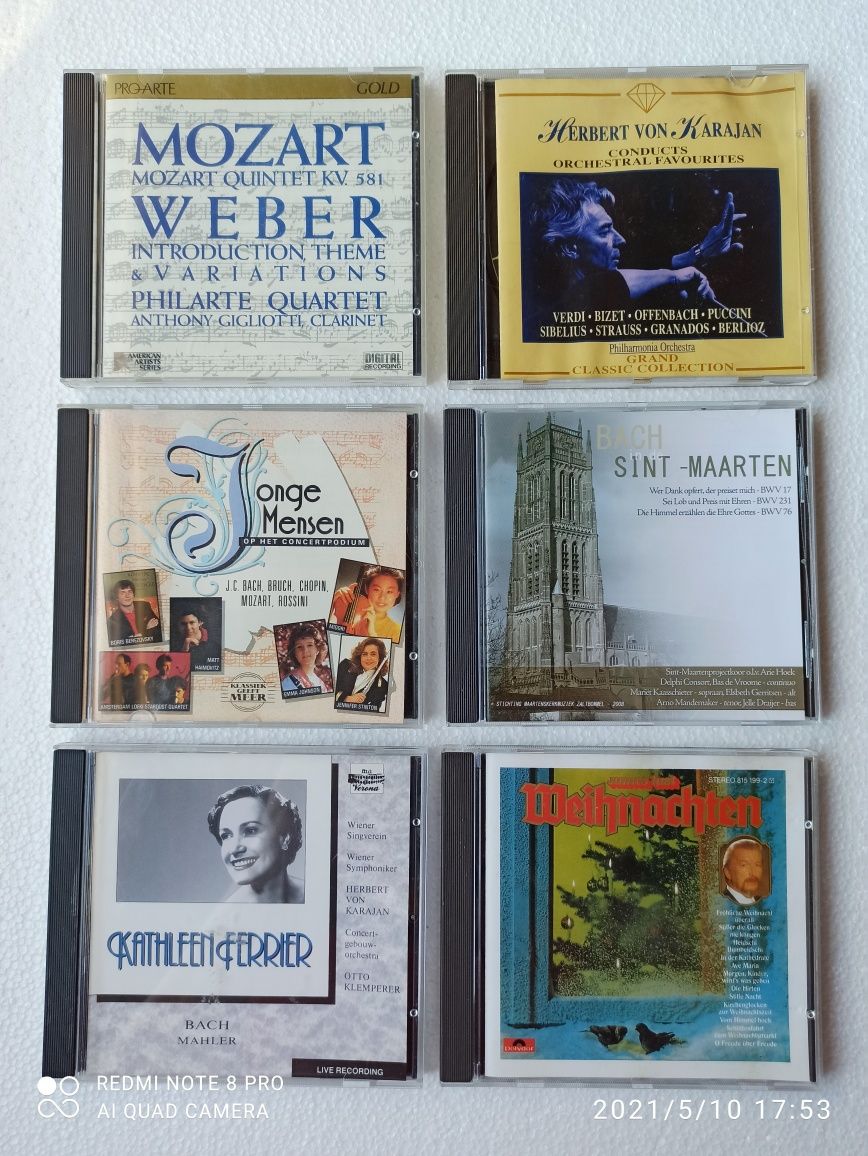 Cd Bach,Mozart,Danzi Krapp,Mensen