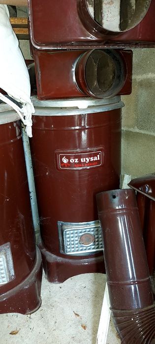 Печка на дърва 2бр, лири 2бр и тръби