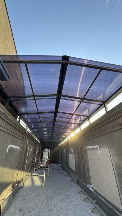 Сотовый поликарбанат 10-лет гарантия 15-лет гарантия