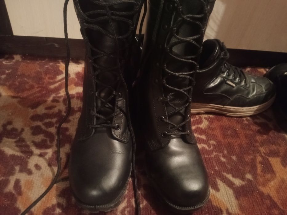 берцы на шнурках без замка зимние