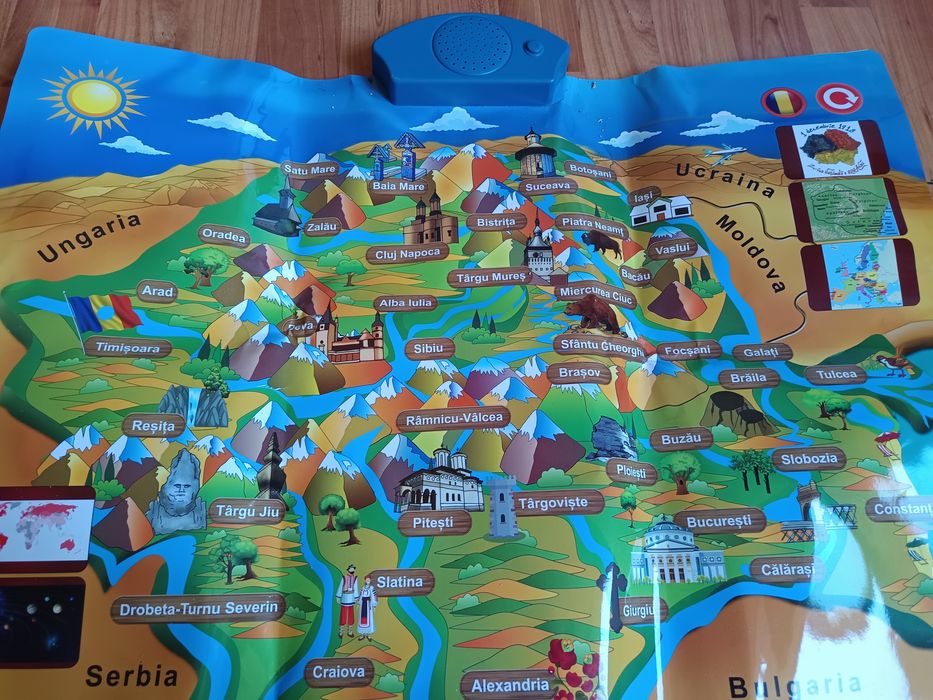 Joc interactiv Harta Romaniei