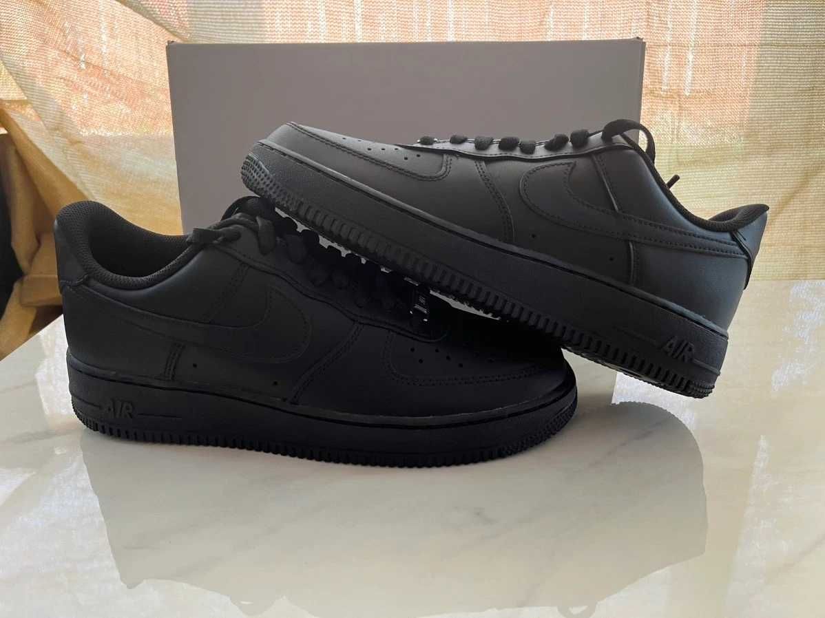 Air Force 1 ‘07 Black( NU off-white, trapstar, bape, yeezy, jordan)