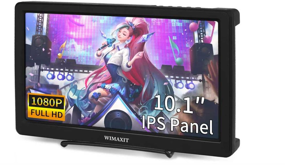 Monitor portabil Wimaxit  "10 IPS Laptop OSX Windows