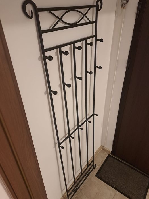 Cuier fier forjat/ cuier metalic de perete