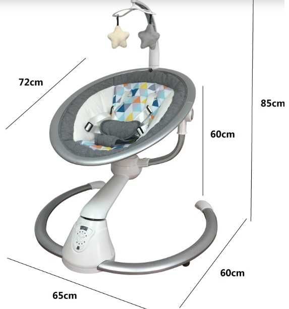 Balansoar electric Wunderkid Rocker - gri