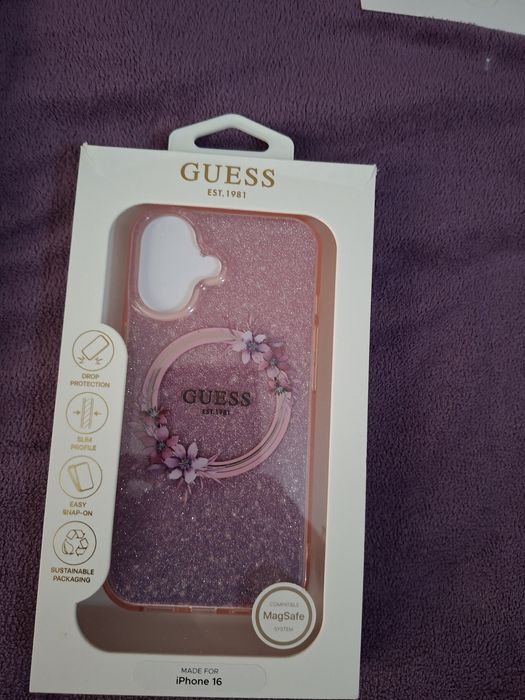 Huse iPhone 16 originale Guess