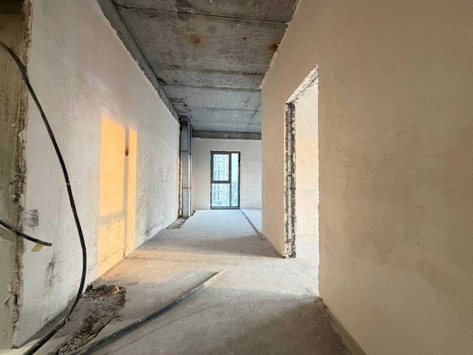 ЖК Mirabad Avenue Госпитальный 2-ком 5/10 59 м² коробка 4 окна 3-линия