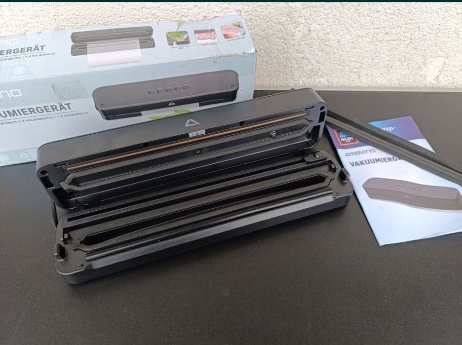 aparat de vidat ambiano vaccum sealer in vid sigilare pungi congelare