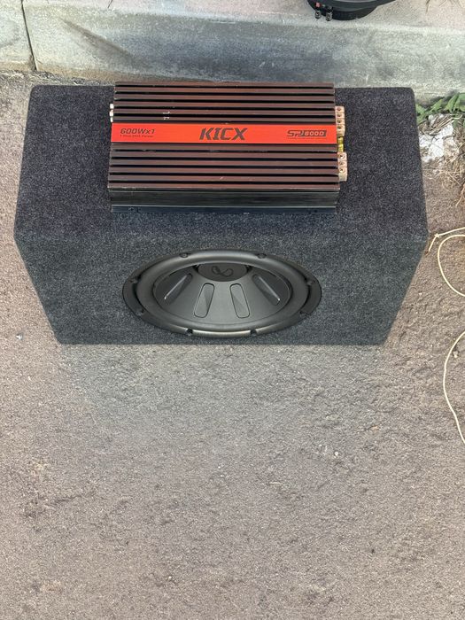 Продам сабвуфер (коробы) и усилители для автозвука