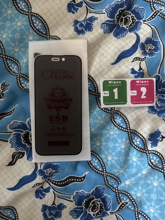 folie de protectie privacy, matte pentru iPhone 15 PRO