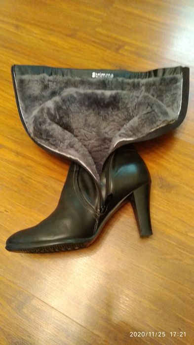 Сапоги кожаные...