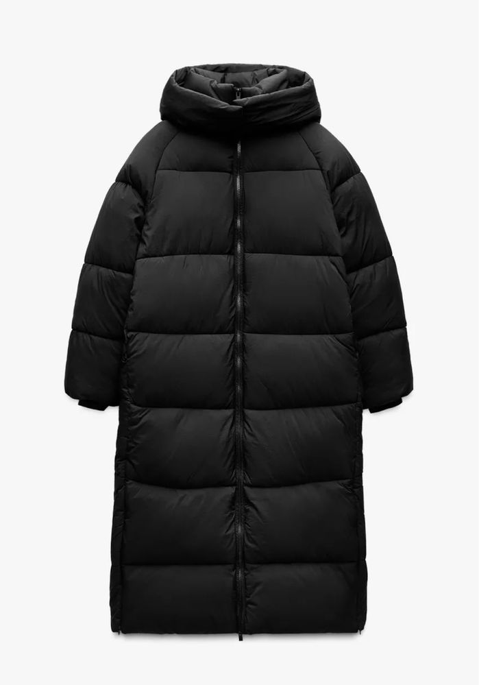 Зимно дълго яке ZARA